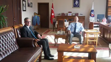 AFAD İl Müdürü Mustafa Türker, Rektörümüzü Ziyaret Etti